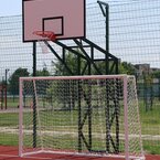 Баскетбольная стойка на четырех опорах Баскетбольная стойка на четырех опорах