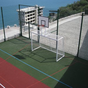 Ворота для міні футболу і гандболу з баскетбольним щитом