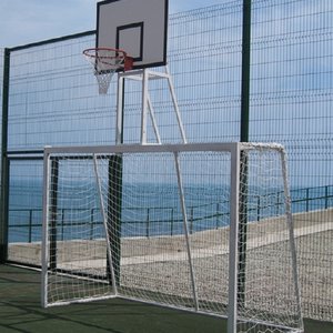 Ворота для футболу 2500х1700 мм з баскетбольним щитом